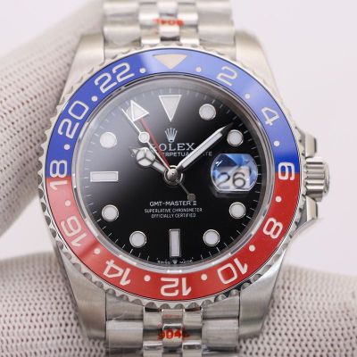 ROLEX GMT  904L Steel 40MM Cal.3186/3285 Movement Black Watch